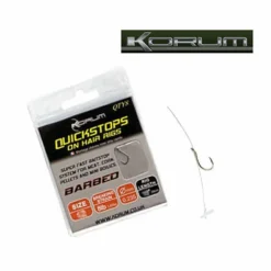KORUM Anzuelo Montado Con Muerte Quickstops On Hair Rigs