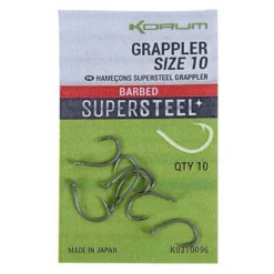 KORUM Anzuelo Simple Con Ojal Grappler Barbless 9 KORUM Anzuelo Simple Con Ojal Grappler Barbless -Korum korum anzuelo simple con ojal grappler barbless 3