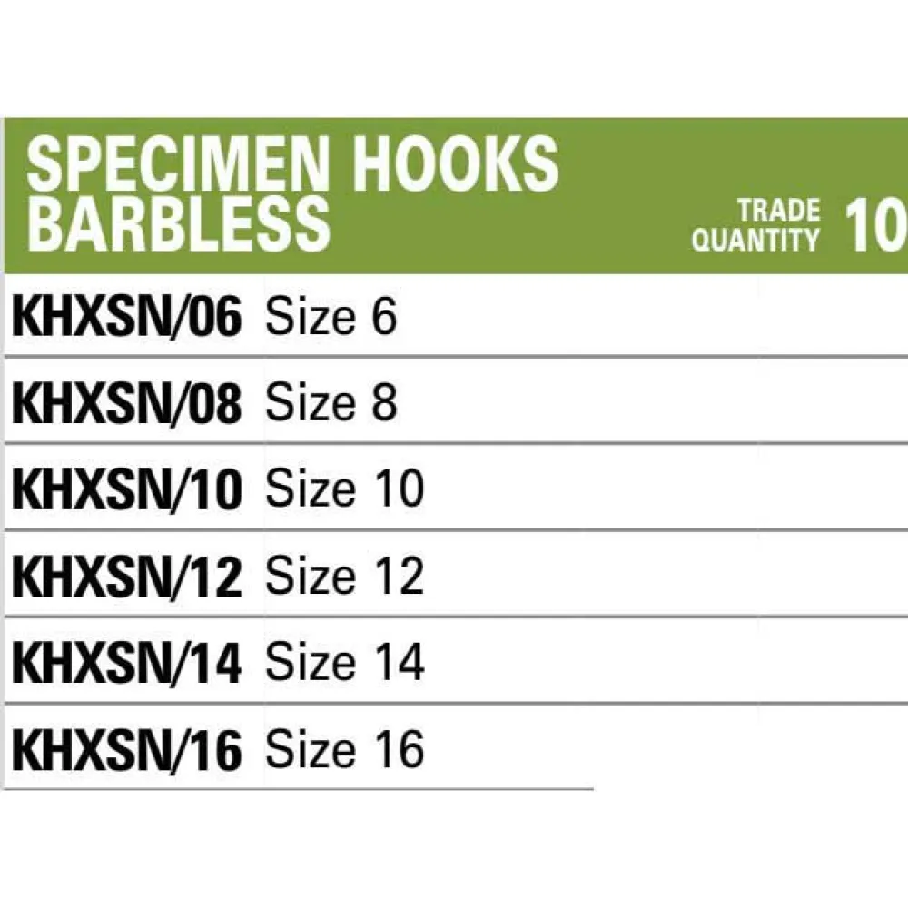 KORUM Anzuelo Simple Con Ojal Xpert Specimen Barbless 4 KORUM Anzuelo Simple Con Ojal Xpert Specimen Barbless - Imagen 2