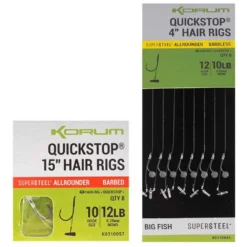 KORUM Bajo Línea Big Fish Barbless 4 Cm