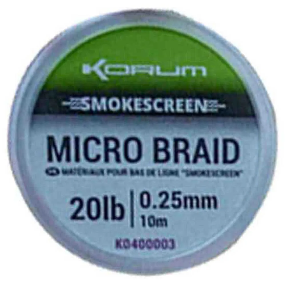 KORUM Trenzado Smokescreen Micro 10 M 3 KORUM Trenzado Smokescreen Micro 10 M